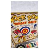 Knock Down Target Game(Backboard only) w.box, and Stickler Game, Bingo