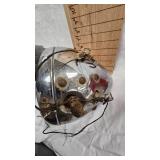 Antique Car Headlight/Delpho 1 Gallon Gas Can in Nice Condition