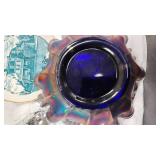 Fenton Carnival Glass Grape and Vine Design