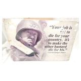 Patten Metal Sign, 60