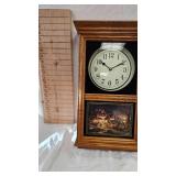 Terry Redlin "Harvest Moon" Wood Wall Clock