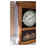 Terry Redlin "Harvest Moon" Wood Wall Clock