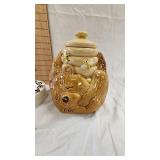 McCoy Seeping Bear w/Beehive Coookie Jar