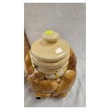 McCoy Seeping Bear w/Beehive Coookie Jar