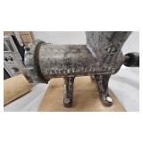 Vintage Meat Grinder, Wood Rolling Pin, GE Transformer Radio