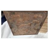 Wild Wings Blue Bill Duck Sculpture, Limited Edition, Vintage Hammered Copper Picture