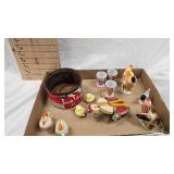 Chicken S/P, Chick S/P, Egg Holders, Chicken Figures Lot