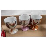 Chicken S/P, Chick S/P, Egg Holders, Chicken Figures Lot