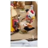 Chicken S/P, Chick S/P, Egg Holders, Chicken Figures Lot