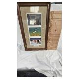 Les Kouba-3 Picture Framed Art with Ice Spearing Sign