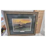 "Trolling to the Bar" Kouba Framed Print