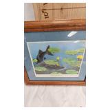 Lot of three Smaller Pictures- "Northern Frog Legs" and others