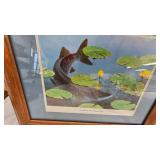 Lot of three Smaller Pictures- "Northern Frog Legs" and others