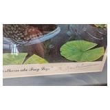 Lot of three Smaller Pictures- "Northern Frog Legs" and others
