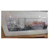 Lot of three Smaller Pictures- "Northern Frog Legs" and others