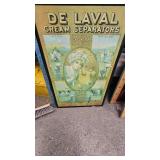 Vintage DeLeval Cream Seperator Metal Sign