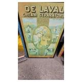Vintage DeLeval Cream Seperator Metal Sign