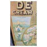 Vintage DeLeval Cream Seperator Metal Sign