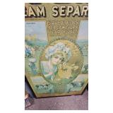 Vintage DeLeval Cream Seperator Metal Sign