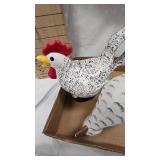 Chicken Teapot, Wood Chicken Sculpture, Vintage Toys