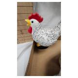 Chicken Teapot, Wood Chicken Sculpture, Vintage Toys