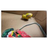 Chicken Teapot, Wood Chicken Sculpture, Vintage Toys