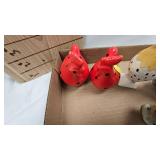 S/P Chickens, Figurines and Planter
