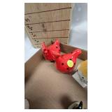 S/P Chickens, Figurines and Planter