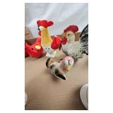 S/P Chickens, Figurines and Planter