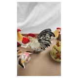 S/P Chickens, Figurines and Planter