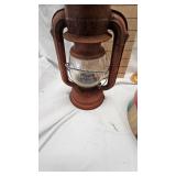 Vintage Chicken Lot w/Holiday Dessert Plates(4) and Small Lantern