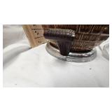 Debbie Mumm Halloween Plates and McCoy Honeycomb Bean Pot