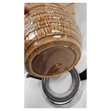 Debbie Mumm Halloween Plates and McCoy Honeycomb Bean Pot