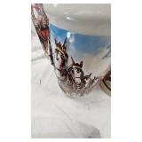 Pair of Budweiser Steins/Mugs as Pictured