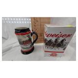 Pair of Budweiser Steins/Mugs as Pictured