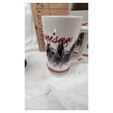 Pair of Budweiser Steins/Mugs as Pictured