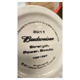 Pair of Budweiser Steins/Mugs as Pictured