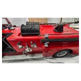 Texaco Fire Engine, Great Condition w/box, Info on Instructions Framed