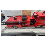 Texaco Fire Engine, Great Condition w/box, Info on Instructions Framed