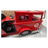 Texaco Fire Engine, Great Condition w/box, Info on Instructions Framed