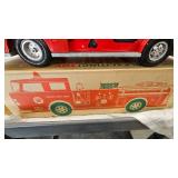 Texaco Fire Engine, Great Condition w/box, Info on Instructions Framed