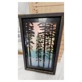 Silohouette Picture and Farmers Equity Elevator, Montivideo, MN Mirror Advertising