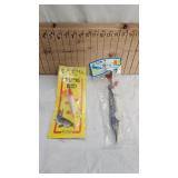 2 Bear Creek Fishing Decoys, Like New