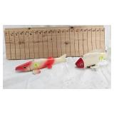 Pair of Vintage Handcarved Spearing Decoys