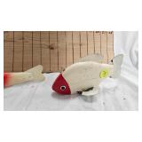 Pair of Vintage Handcarved Spearing Decoys