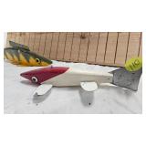 Pair of Handcarved Fishing Decoys