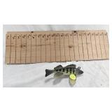 Rick Whittier Signed 2011 Walleye Spearing Decoy