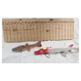 2 Spearing Decoys, Like New, Don Bethel