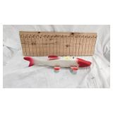 Beautiful XXL Hand Carved Spearing Decoy