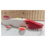 Beautiful XXL Hand Carved Spearing Decoy